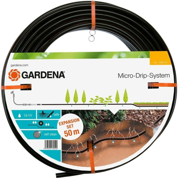 Шланг GARDENA сочащийся для подземной прокладки 50 м 01395-20.000.00
